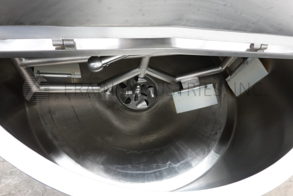 Heritage Equipment Co #BCLIK200, 200 gallon, 316 Stainless Steel, high shear, jacketed, liquefier, flat top - Image 2
