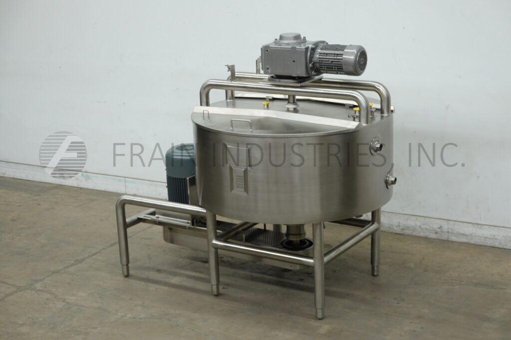 Heritage Equipment Co #BCLIK200, 200 gallon, 316 Stainless Steel, high shear, jacketed, liquefier, flat top - Image 5