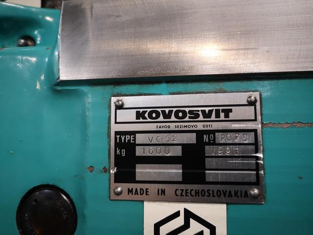 4' Mas #V032, radial arm drill with box table - Image 6
