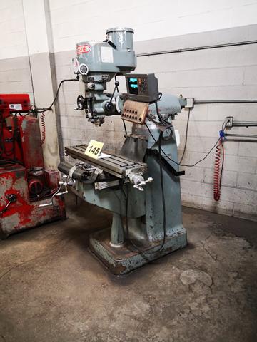 First #LC-1.5VS, 9" x49" table, 3 HP, variable speed head, R-8 spindle, 2-Axis Heidenhain digital read out - Image 3