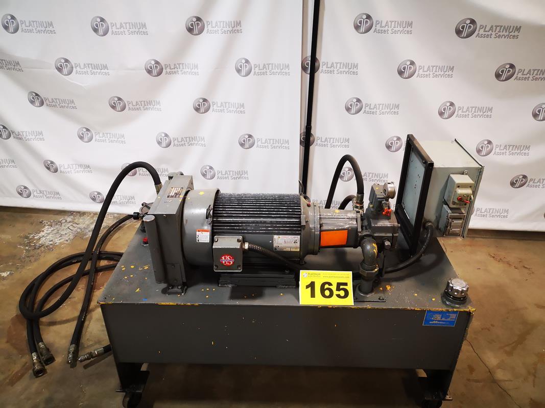 125 HP Miller Powerpak, hydraulic power pack, tank mounted Unimount 125 drive motor - Image 3