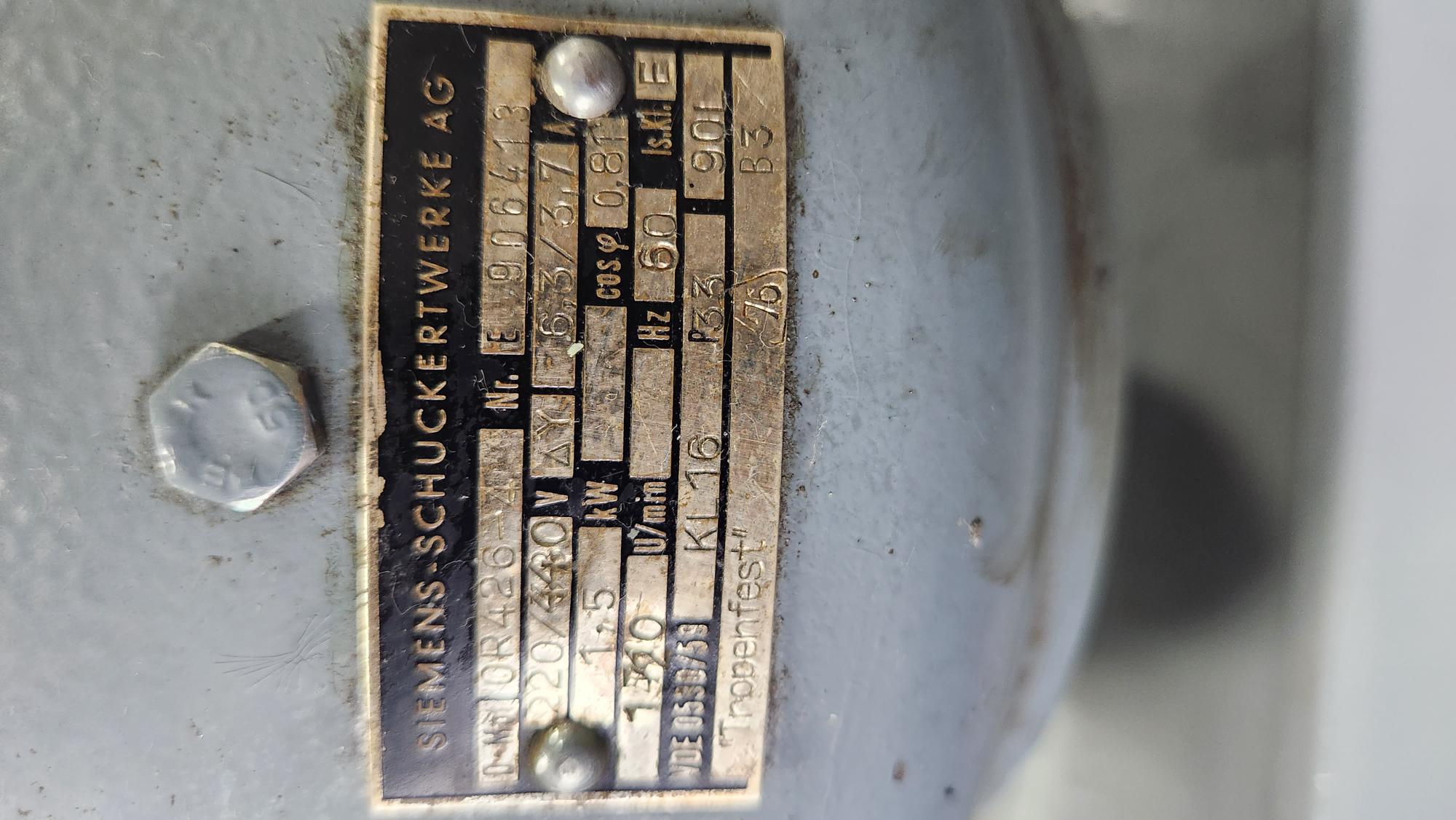 Alzmetall #AB3-ESV, drill press, 200-1400 RPM, 11.25