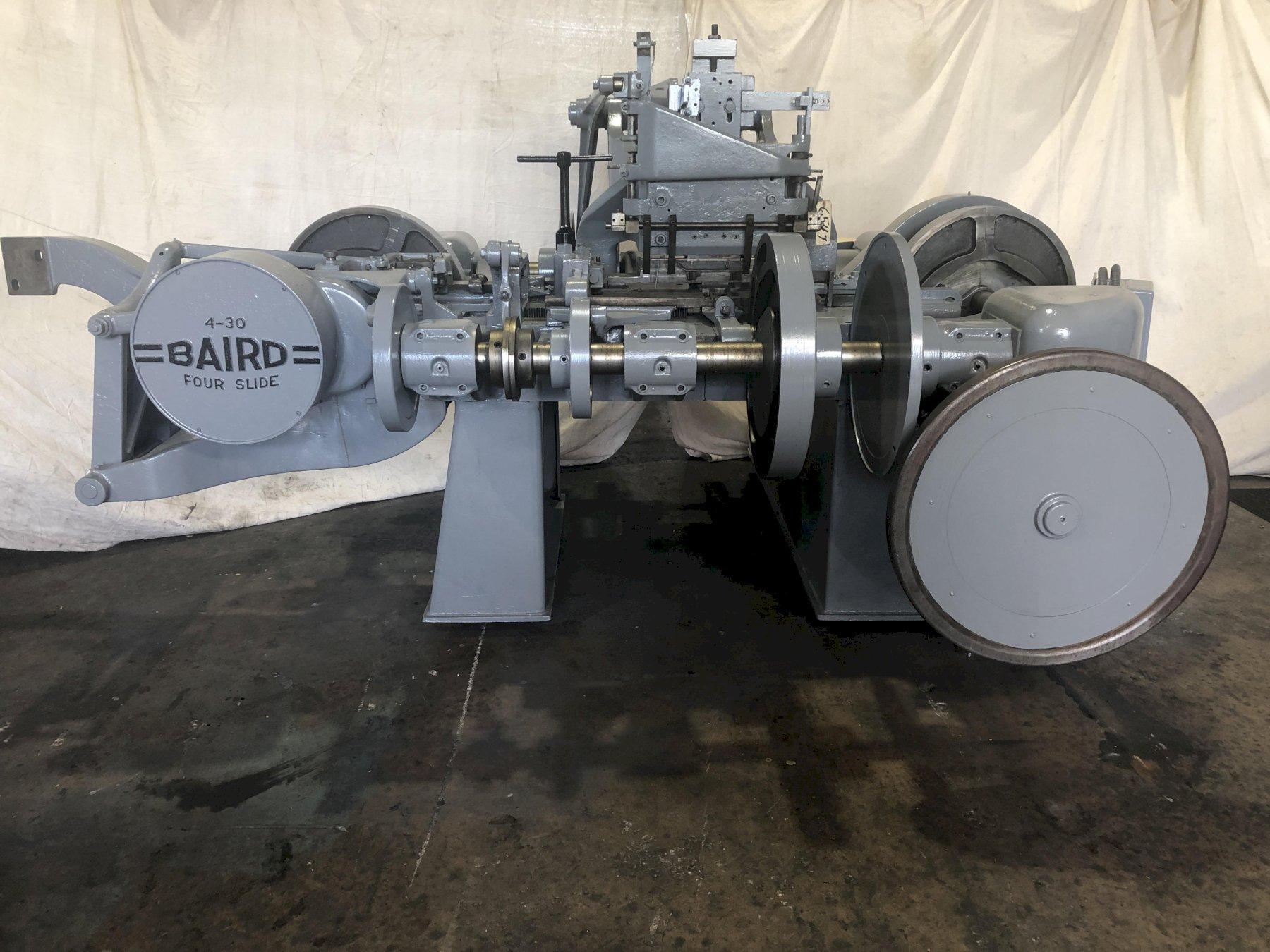 Baird #4-30, 4-slide,.250" wire diameter, 30" feed length, 1-1/4" strip width, 5 HP, 50 SPM, 220/440 V. - Image 1