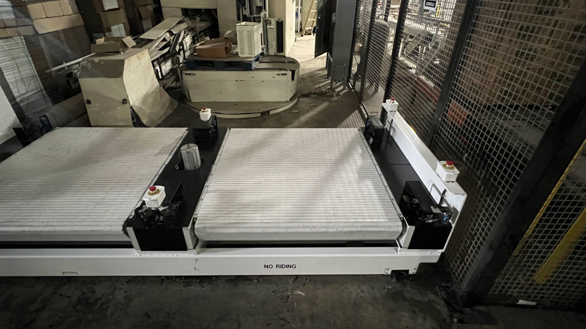 Automation Unit Load Deck Guided Vehicle, Egemin #LTV0515L, 300 FPM (2 available) - Image 8