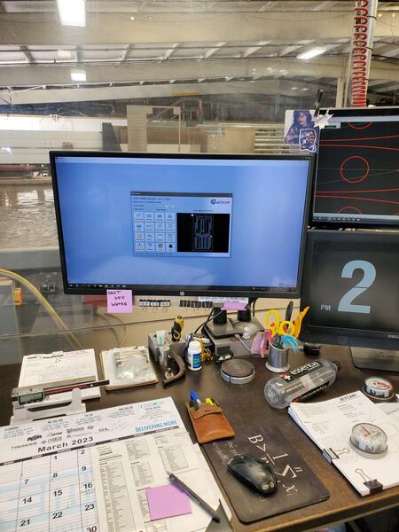 Omax #Maxiem-2040, Waterjet Cutting System, Omax Based PC Control, 13'10" X, 6' 7" Y, 12" Z, 2015 - Image 5