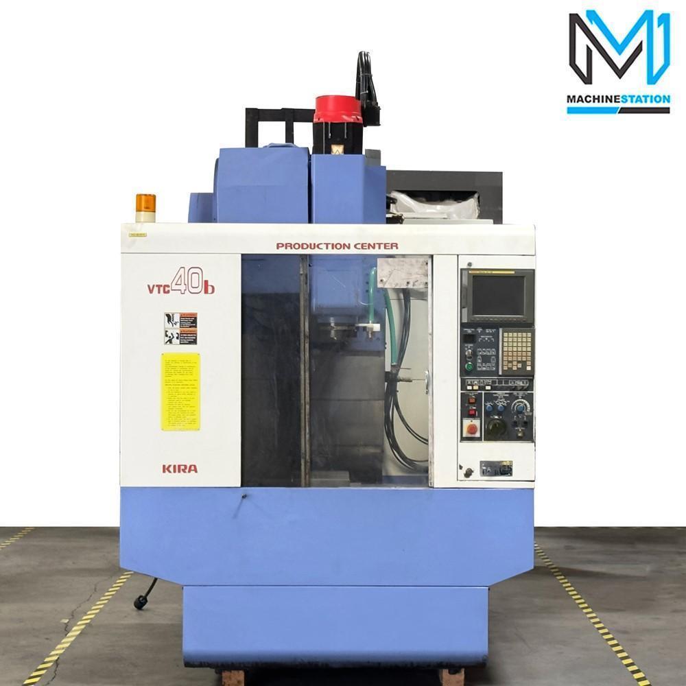 Kira #VTC-40B, CNC vertical machining center, 20 automatic tool