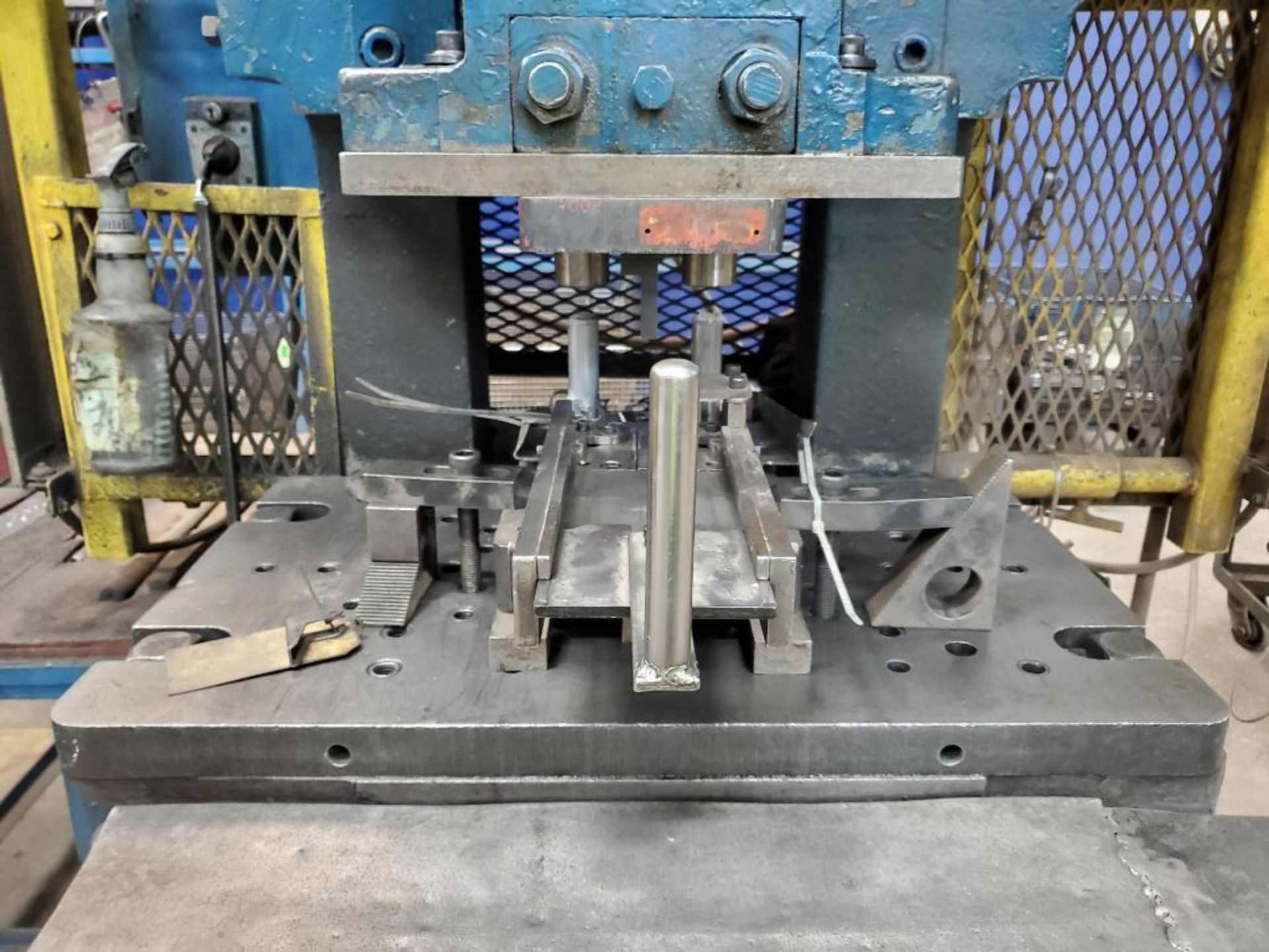 45 Ton, Bliss #C-45, OBI flywheel press, 4" stroke, 11.25" Shut Height, 3" adj., 29.5" x18" bed, light - Image 5