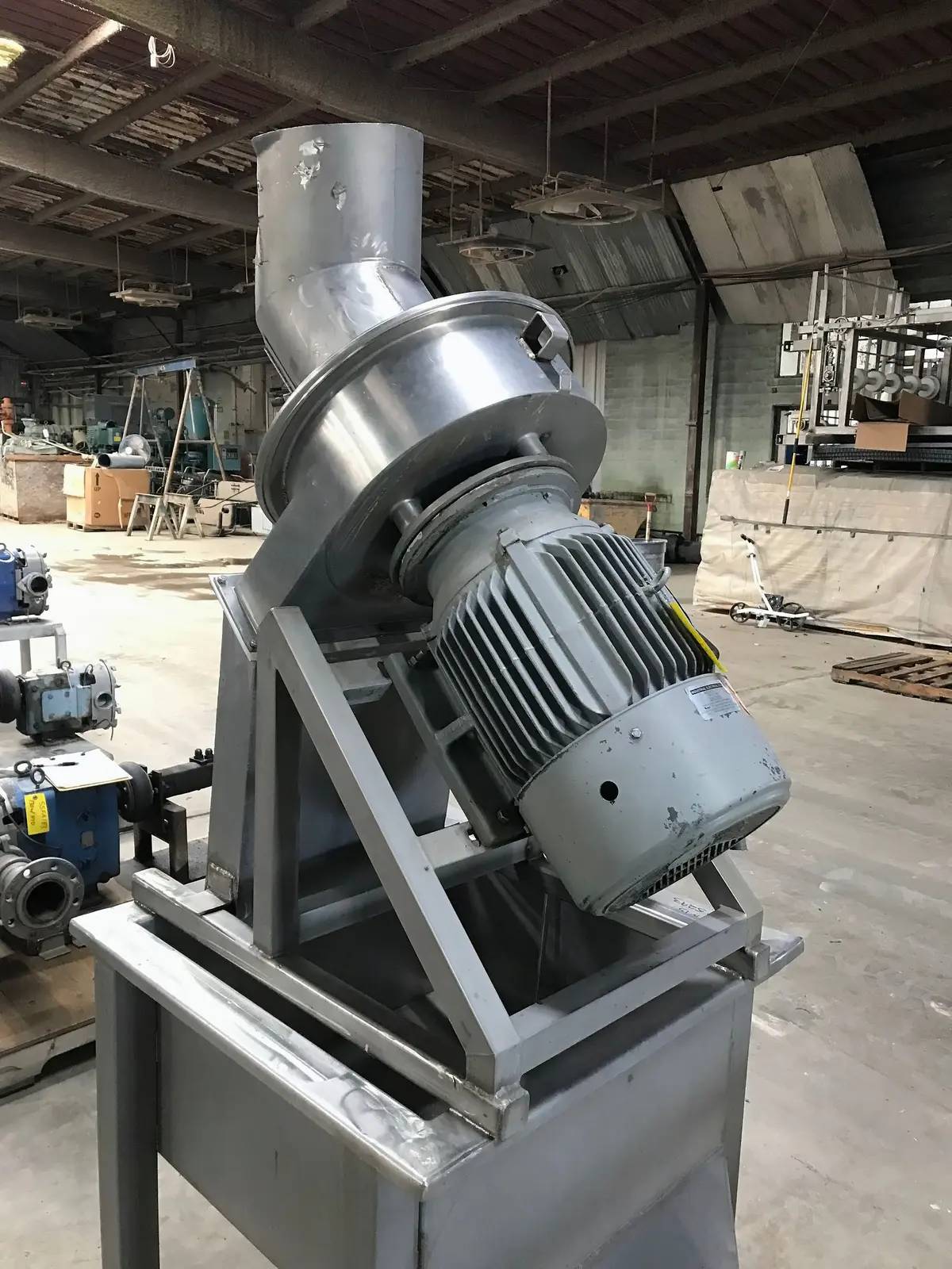 Rietz, Angle Disintegrator, 12" diameter Blade, 30 HP, 1770 RPM, 208-230/460 V - Image 5