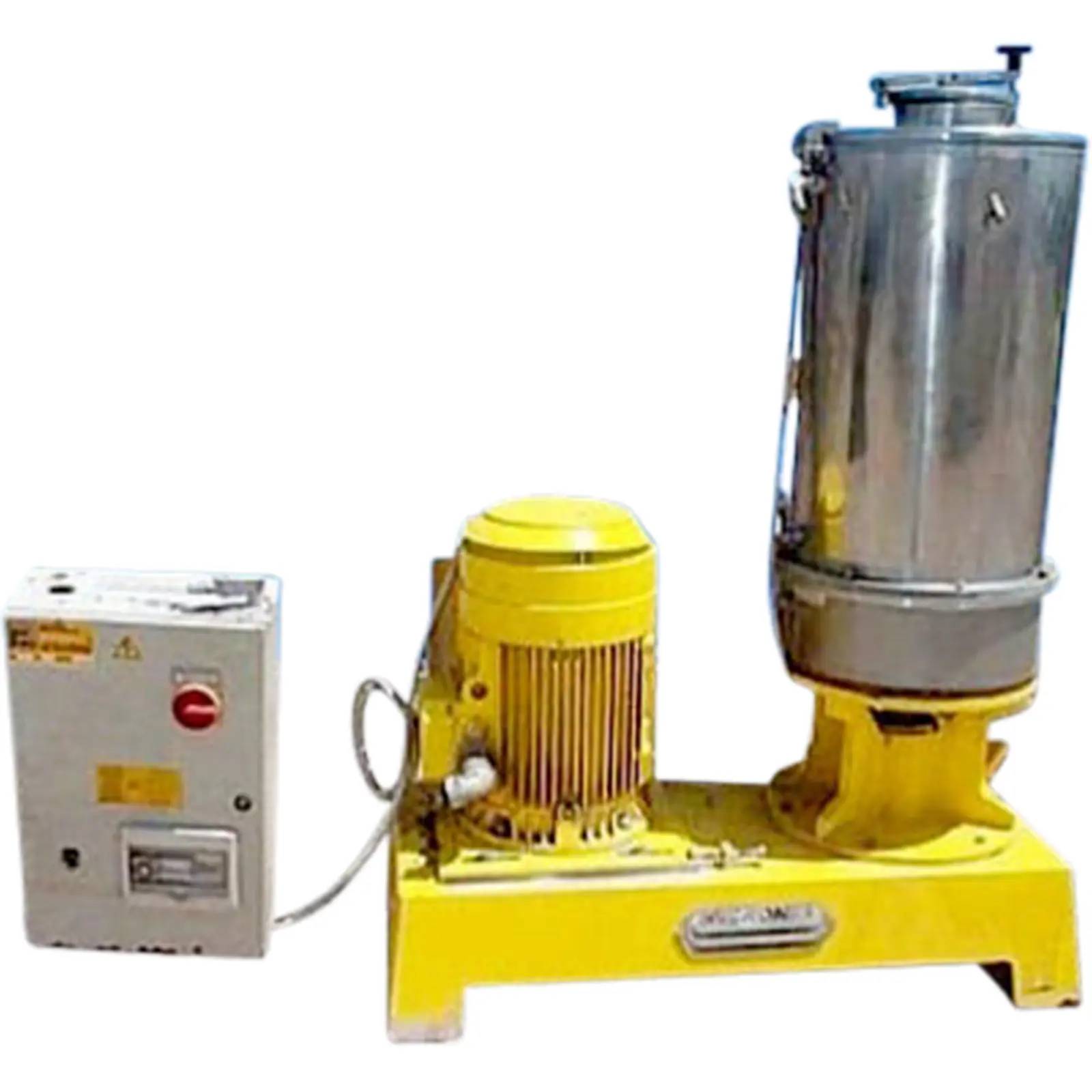 Comec #Type-M100, Vertical Stainless Steel Micro Ball Mill, 25 gallon tank, 44 lbs Ball charge, (2) 10" - Image 1