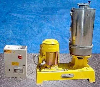 Comec #Type-M100, Vertical Stainless Steel Micro Ball Mill, 25 gallon tank, 44 lbs Ball charge, (2) 10" - Image 3