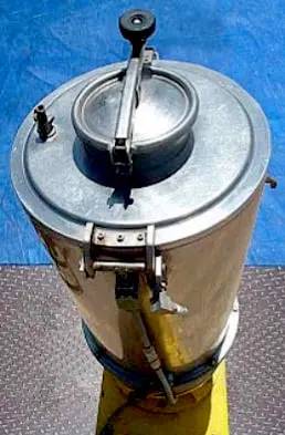 Comec #Type-M100, Vertical Stainless Steel Micro Ball Mill, 25 gallon tank, 44 lbs Ball charge, (2) 10" - Image 10