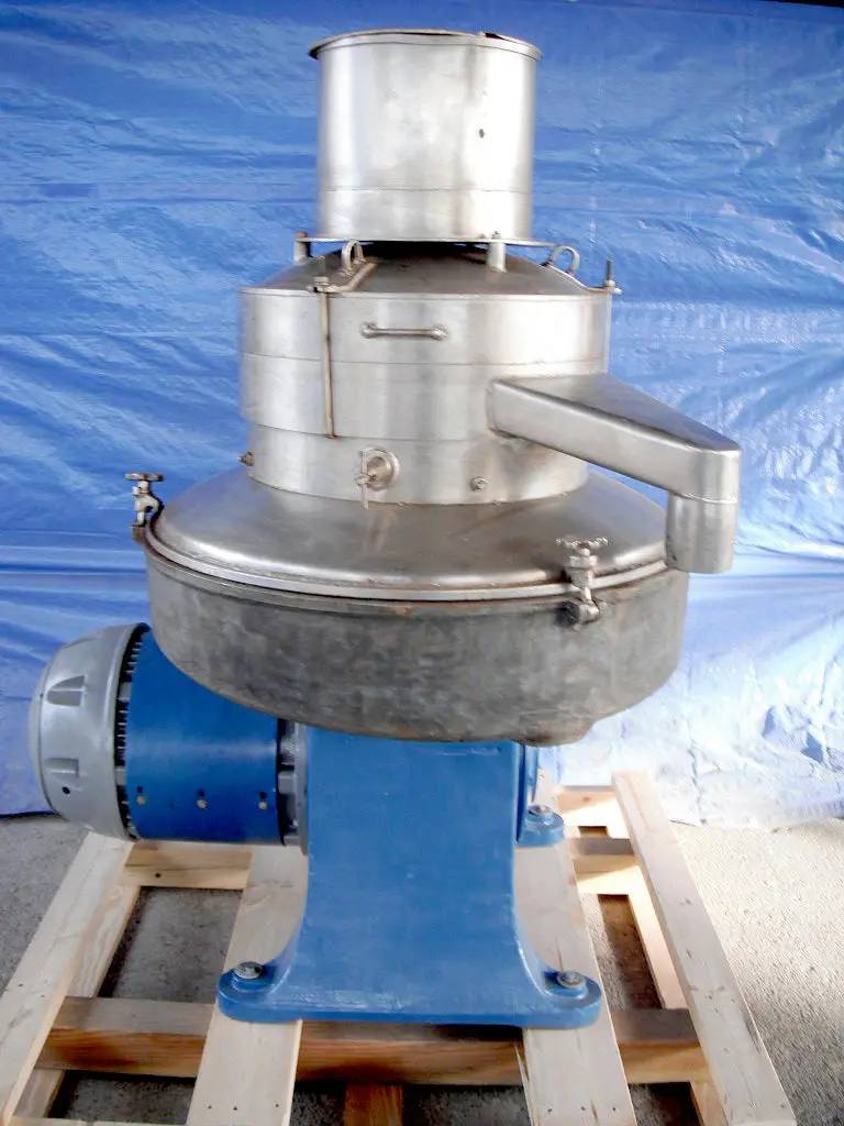 Sharples #DM-E2478-2-E8796, Separator/Desludger, 6250 RPM bowl speed, 60 disks, 11" diameter x 7" H hopper w/ - Image 5