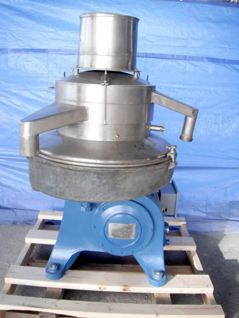 Sharples #DM-E2478-2-E8796, Separator/Desludger, 6250 RPM bowl speed, 60 disks, 11" diameter x 7" H hopper w/ - Image 6
