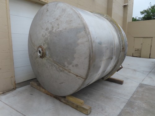 3000 gallon Stainless Steel mix tank with 12" dish bottom, 96" dia x 96" straight wall - Image 3