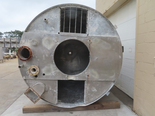 3000 gallon Stainless Steel mix tank with 12" dish bottom, 96" dia x 96" straight wall - Image 4