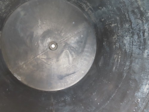 3000 gallon Stainless Steel mix tank with 12" dish bottom, 96" dia x 96" straight wall - Image 6