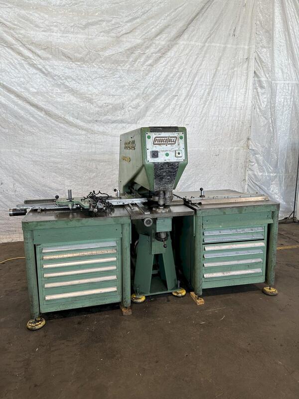 25 Ton, Pierce-All #3025A, single end hydraulic punch, 30" throat, 3/8" stroke, 140 SPM, 36" x96" tbl - Image 1