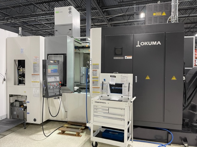 Okuma #MB-5000H, 146 automatic tool changer, 30" X, 30" Y, 30" Z, 15000 RPM, #40, 40 HP, 4-Axis rotary table - Image 1