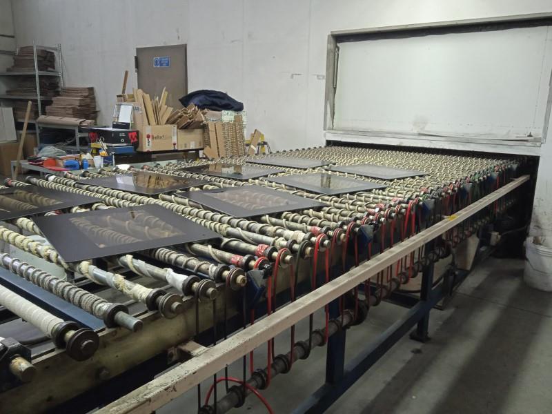 Efco #EF-1540-R-L, Flat Tempering Furnace, 1500 mm x 4000 mm glass size, 4-19 mm glass thickness, 1995 - Image 7