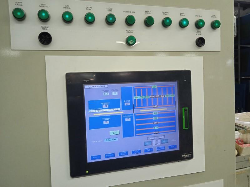 Efco #EF-1540-R-L, Flat Tempering Furnace, 1500 mm x 4000 mm glass size, 4-19 mm glass thickness, 1995 - Image 8
