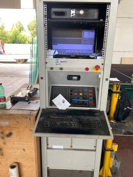 Bottero #352 BCS, Cutting Table, 106" x 141" table, 2-19 mm glass thickness, 120 MPM, 2006 - Image 4