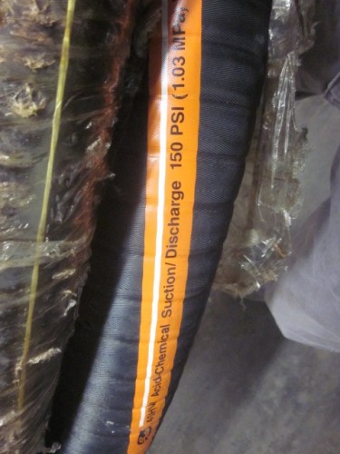 3" Acid checmial suction discharge hose, Gates #45HW, w/female Kamloc on each end, 150 psi - Image 1