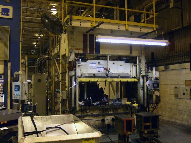 200 Ton, Pacific #200-D8-48-96, Straight Side Hydraulic Press, 24" stroke, 36" daylight, 1992 - Image 1