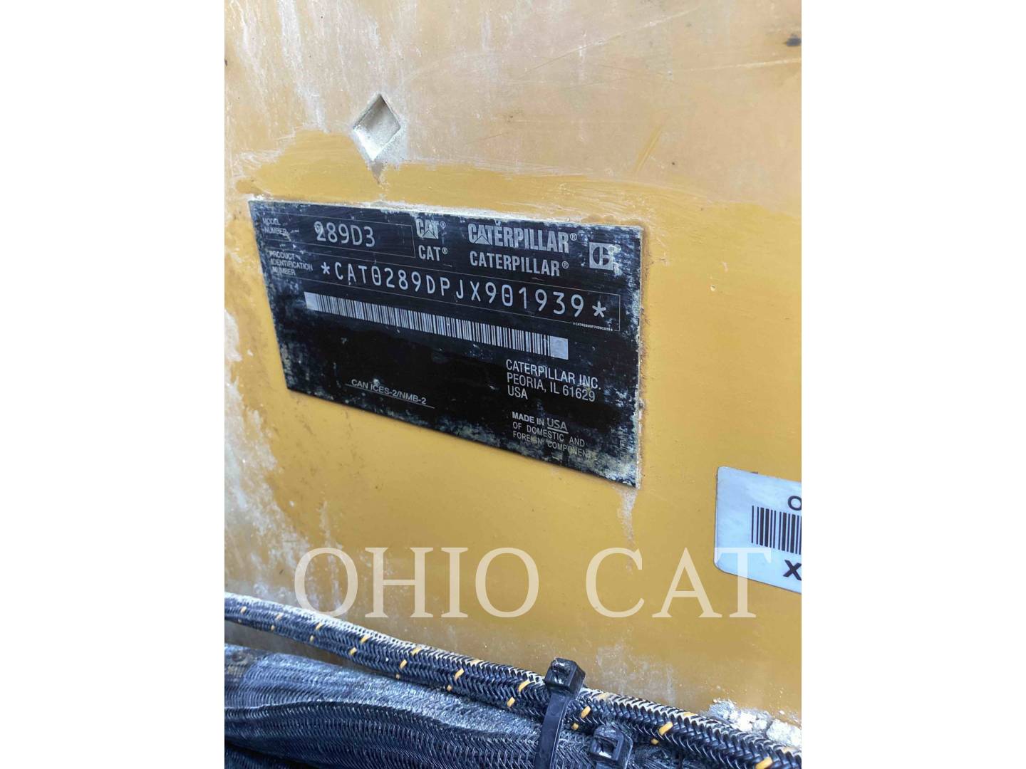 Caterpillar 289D3, Skid Steer Loader, 2953 hours, S/N: JX901939, 2020 - Image 6