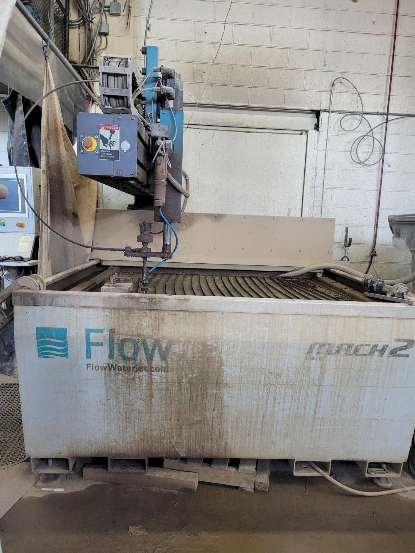 Flow #Mach-2-1313B, CNC waterjet cutting system, 48" X, 48" Y, 7" Z, 30 HP, 60000 psi, 2009 - Image 5
