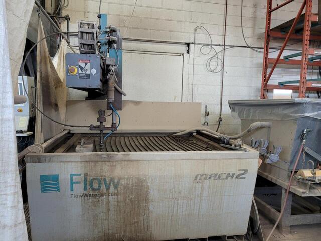 Flow #Mach-2-1313B, CNC waterjet cutting system, 48" X, 48" Y, 7" Z, 30 HP, 60000 psi, 2009 - Image 6