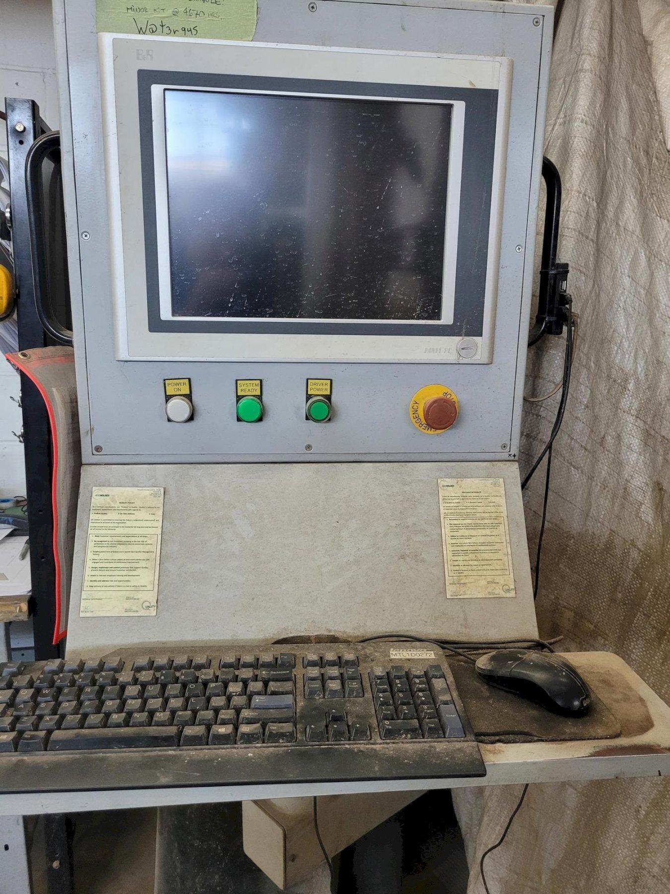 Flow #Mach-2-1313B, CNC waterjet cutting system, 48" X, 48" Y, 7" Z, 30 HP, 60000 psi, 2009 - Image 7