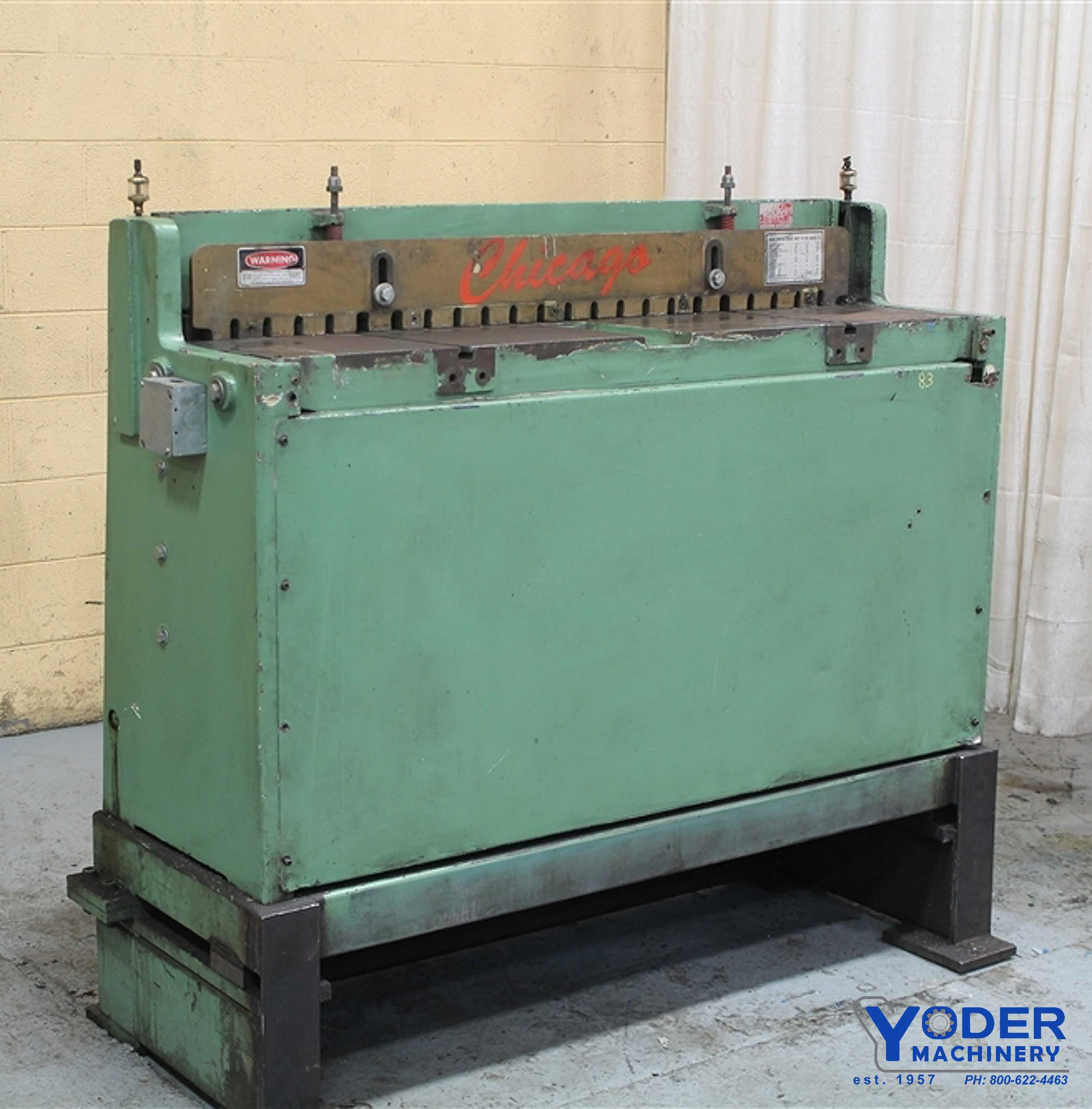 14 gauge x 4' Dreis & Krump, hydraulic power shear, #61657 - Image 1