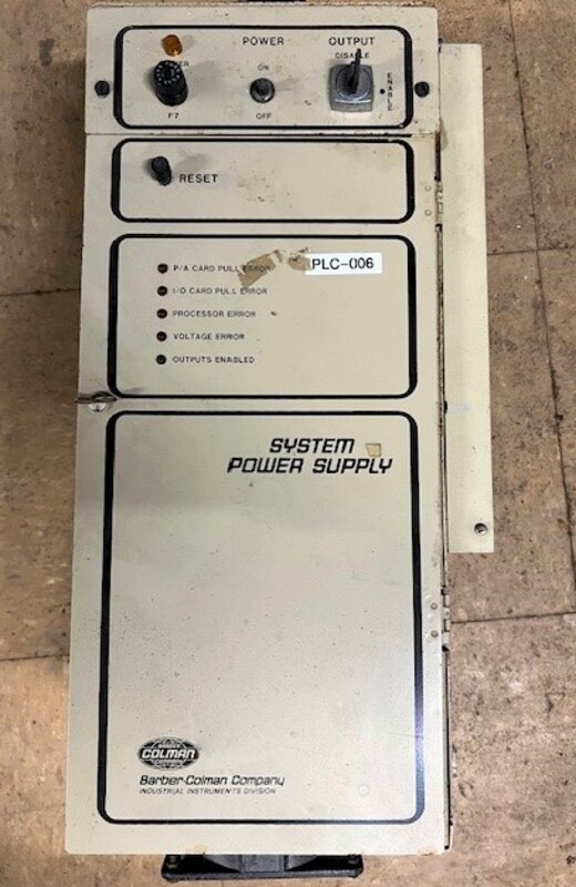 Barber-Colman Company #A-12384, System Power Supply, 120 VAC, 15 Amps, 22" x 9" x 8" dimension - Image 1