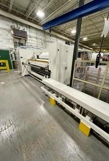110" Simplex turret winder scorer & razor slitting, Catbridge #324, 2017 - Image 4
