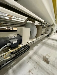 110" Simplex turret winder scorer & razor slitting, Catbridge #324, 2017 - Image 7