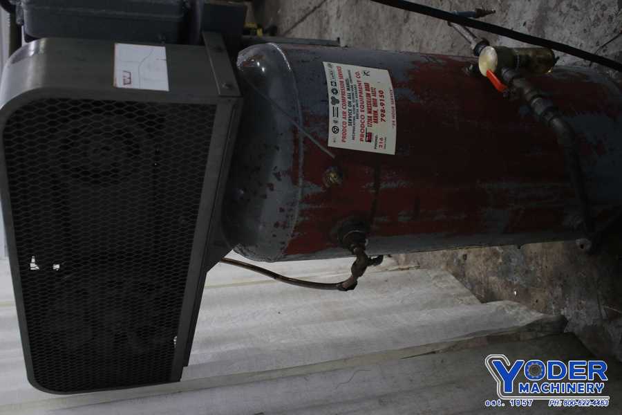5 HP Worthington, vertical air compressor, #75885 - Image 6