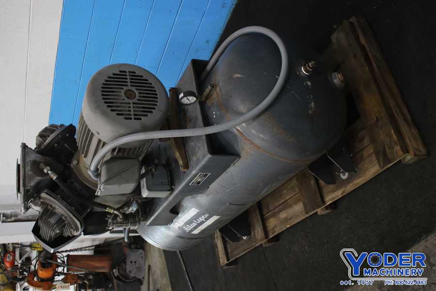 55 cfm, Atlas Copco Airlet #LE11, air comnpressor, 15 HP, 220/440 V., #75528 - Image 8