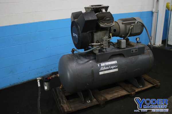55 cfm, Atlas Copco Airlet #LE11, air comnpressor, 15 HP, 220/440 V., #75528 - Image 10