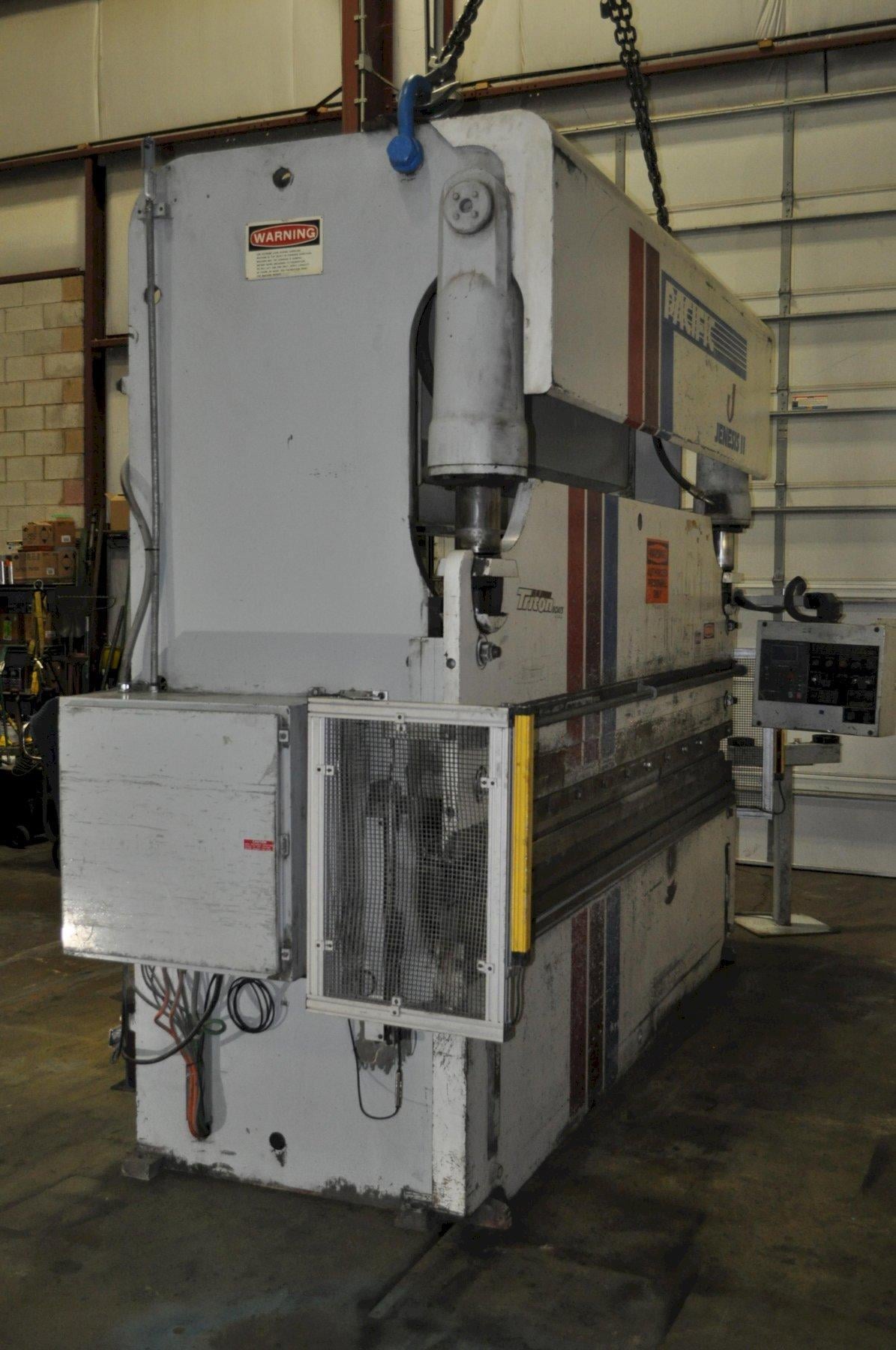 100 Ton, Pacific #J100-12II, hydraulic press brake, 12' overall, 126" between housing, 8" stroke, 7" throat - Image 2