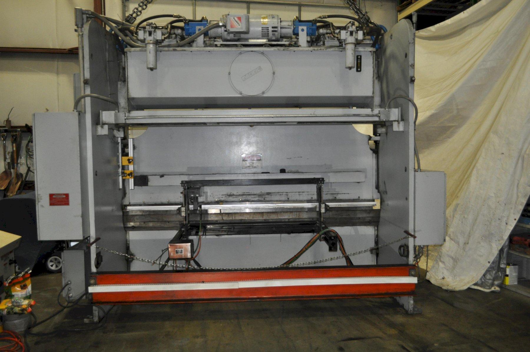 100 Ton, Pacific #J100-12II, hydraulic press brake, 12' overall, 126" between housing, 8" stroke, 7" throat - Image 6