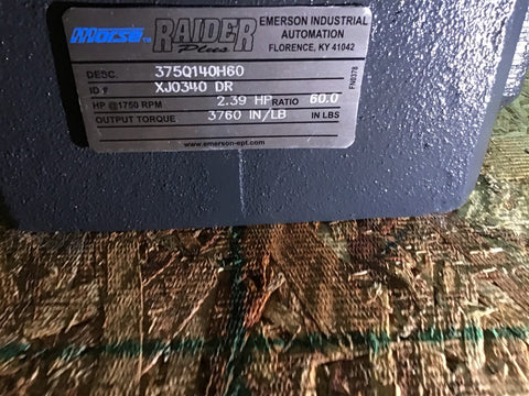 2.39 HP 1750 RPM Morse Raider 375Q140H60, new surplus - Image 4