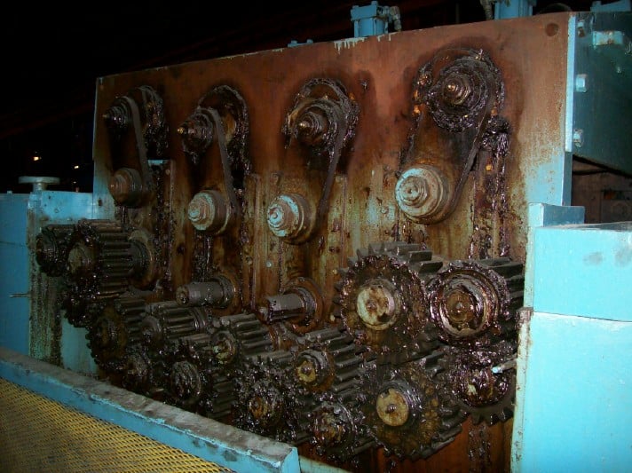 40000 lb. American Steel Line #1000, uncoiler/straightener comb., 72" OD, 19"-24" ID, 60" mandrel, (5) 5" - Image 4