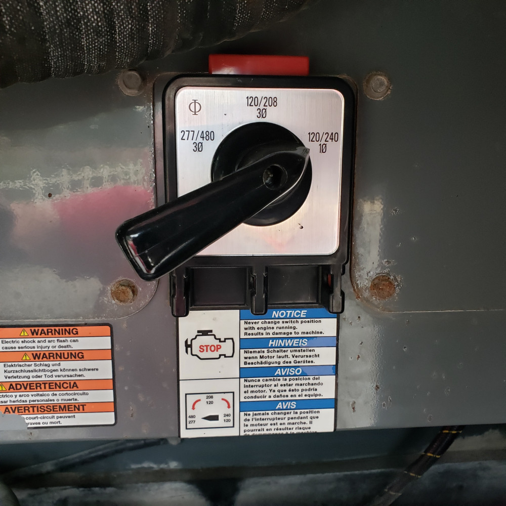 96 KW Wacker Neuson #G120, diesel, sound attenuated enclosure, 240/480 Volts, 20764 hours - Image 6