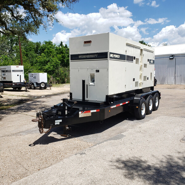 320 KW Multiquip #DCA400SSI4i, diesel, sound attenuated enclosure, 240/480 Volts, 9934 hours; 2013 - Image 2