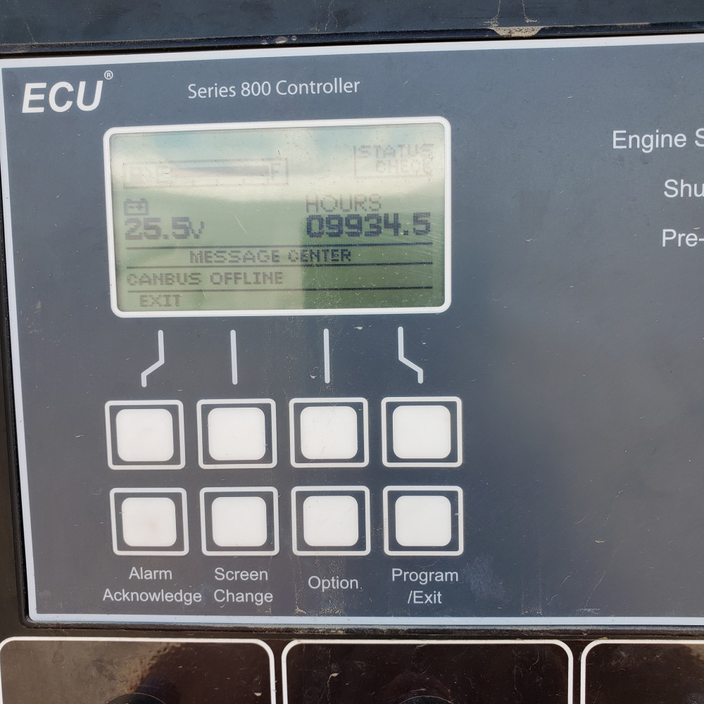 320 KW Multiquip #DCA400SSI4i, diesel, sound attenuated enclosure, 240/480 Volts, 9934 hours; 2013 - Image 8