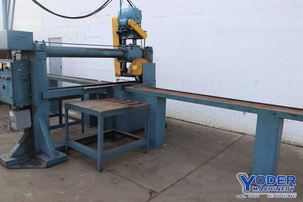 60" Custom travel abrasive saw, #71148 - Image 8
