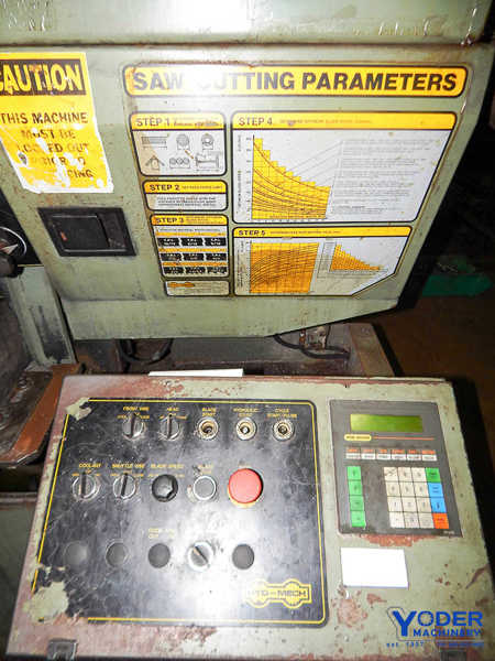 14" x 14" Hyd-Mech #H-14, horizontal band saw, 15' 4" x 1-1/4" blade, hydraulic clamping, 1999, #65212 - Image 2
