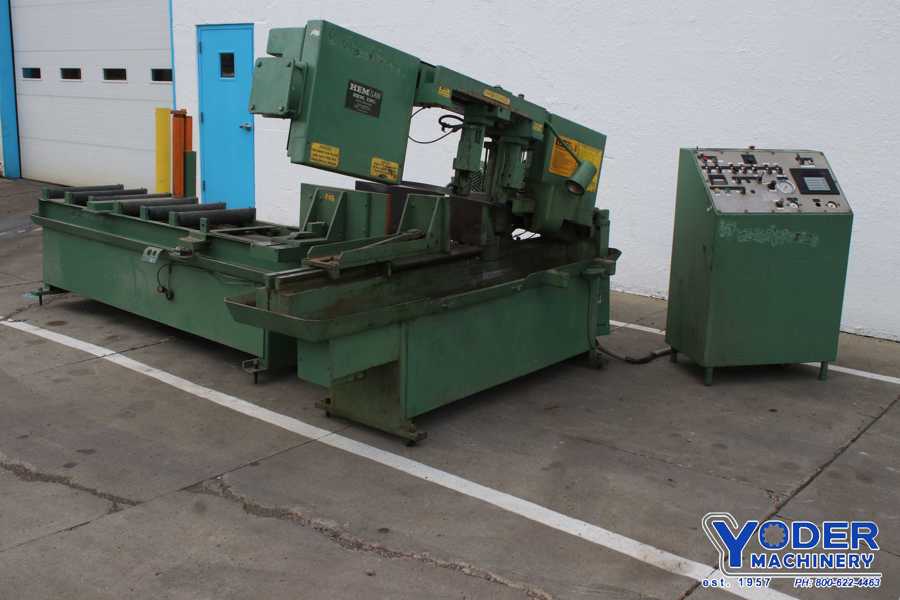 16" x 20" Hem #1200LA, horizontal band saw, 1-1/2" W blade, air clamping, 7.5 HP, #75329 - Image 2