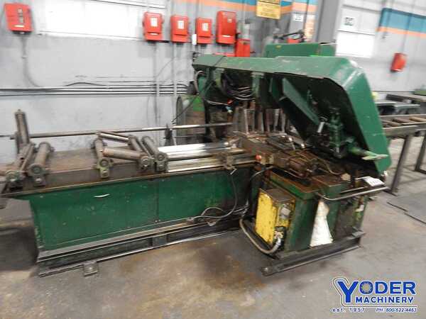 16" x 16" Amada #HA-400, automatic horizontal band saw, 180" x 1-1/2" x .042" blade, 50-395 FPM, #67886 - Image 4