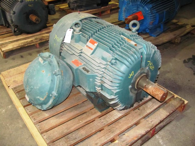 200 HP 1800 RPM Reliance, Frame 447T, TEAOBB EXP, 460 Volts, New Surplus - Image 2